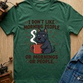 Ich mag keine Morgenmenschen oder Scottie, der sch T-Shirt