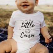 Ich mag klein sein, aber ich werde ein großer Cous Baby Strampler