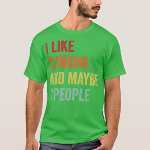 Ich mag Klettern vielleicht 3 Leute T-Shirt