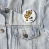 Ich mag Knotty Puns Funny Rope Puff Button (Beispiel)