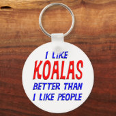 Ich mag Koalas lieber als den Schlüsselanhänger vo (Vorderseite)