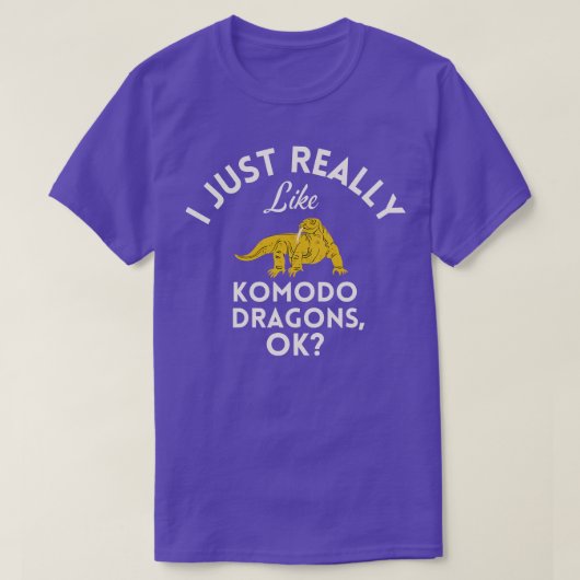 Ich mag Komodo Dragons wirklich, ok T-Shirt (Design vorne)