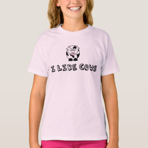 Ich mag Kuh-Kinder T-Shirt