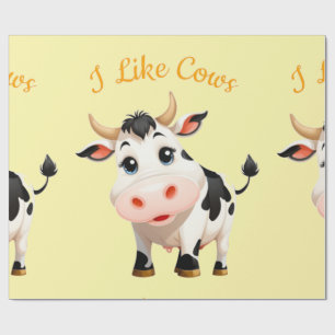 Ich mag Kühe Art Thunder_Cove Geschenkpapier