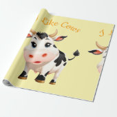 Ich mag Kühe Art Thunder_Cove Geschenkpapier (Ungerollt)