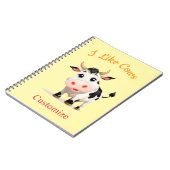 Ich mag Kühe Art Thunder_Cove Notizblock (Linke Seite)