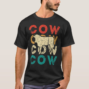 Ich mag Kühe und vielleicht 3 Leute Kuh Bauernhof T-Shirt