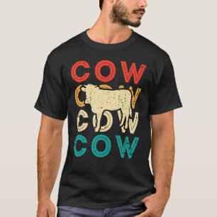 Ich mag Kühe und vielleicht 3 Leute Kuh Bauernhof T-Shirt