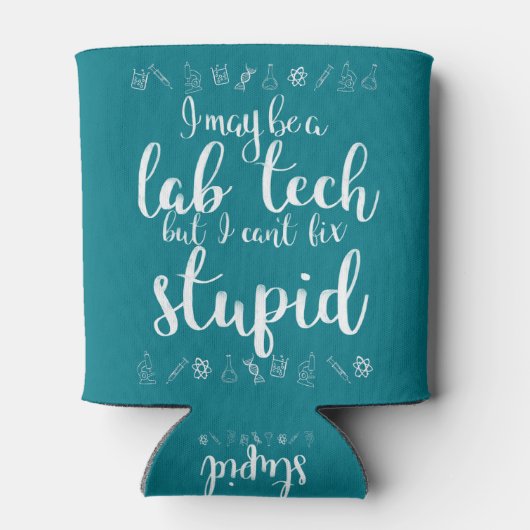 Ich mag Labrador Tech sein, aber ich kann keine Du Dosenkühler (Rückseite)