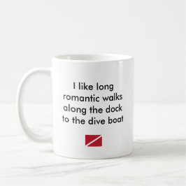 Ich mag langes romantisches… Tauchen-Boot Kaffeetasse