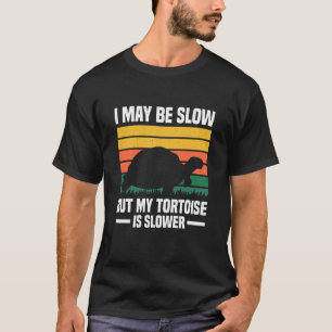 Ich mag langsam sein, aber die Schildkröte ist lan T-Shirt