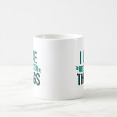 Ich mag langweilige Dinge Kaffeetasse (Mittel)