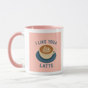 Ich mag Latte-Tasse Tasse