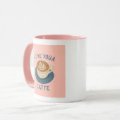 Ich mag Latte-Tasse Tasse (Vorderseite Links)
