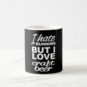 Ich mag laufen, aber ich Liebe Biere Kaffeetasse