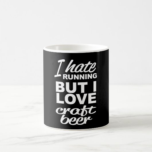 Ich mag laufen, aber ich Liebe Biere Kaffeetasse