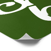 Ich mag laufen, aber ich Liebe Biere Poster (Ecke)