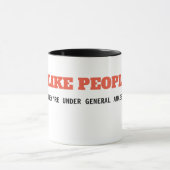 ICH MAG LEUTE (wenn unter GA) - Tasse (Zentrum)