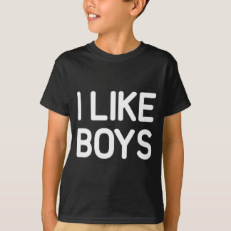 Ich mag lustige sarkastische Witze über Jungen T-Shirt
