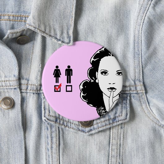 ICH MAG MÄDCHEN BUTTON (Beispiel)