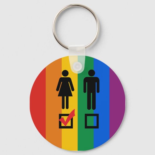 ICH MAG MÄDCHEN SCHLÜSSELANHÄNGER (Vorderseite)