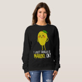 Ich mag Mango Ok Fruit Summer Mango 1 Sweatshirt (Vorne ganz)
