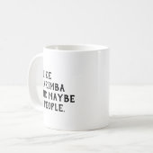 Ich mag Marimba Funny Kaffeetasse (Vorderseite Links)
