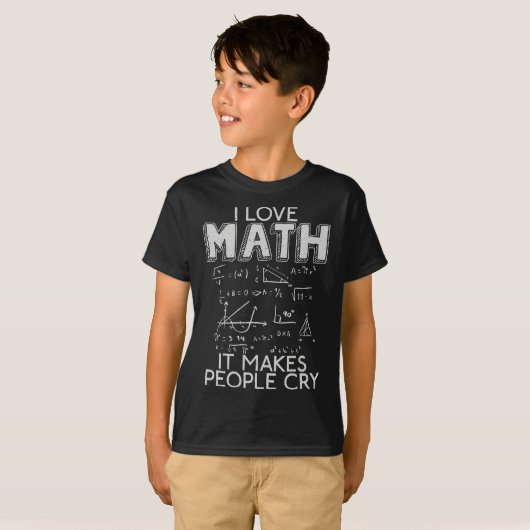 Ich mag Mathematik School Universität Algebra Funn T-Shirt (Vorne ganz)