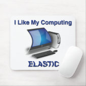 Ich mag mein Computer elastisch Mousepad (Mit Mouse)