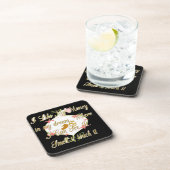 Ich mag mein Geld in meinen Träumen, wo ich kann. Getränkeuntersetzer (Rechte Seite)