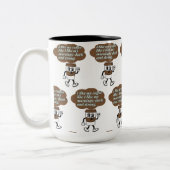 Ich mag mein Kaffeekorzio Zweifarbige Tasse (Links)