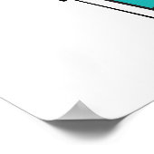 "Ich mag mein Leben" Basketballplakat Poster (Ecke)