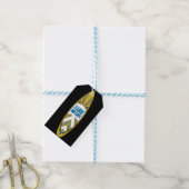 "Ich mag mein Leben" originelle Geschenkmarke Geschenkanhänger (Mit Garn)