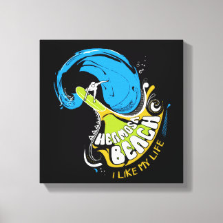 "Ich mag mein Leben" - originelle Leinwand