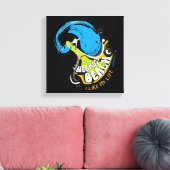 "Ich mag mein Leben" - originelle Leinwand (Insitu (Wohnzimmer))