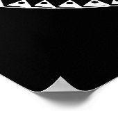 "Ich mag mein Leben" Strandplakat Poster (Ecke)