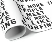 Ich mag mein Surfen Geschenkpapier (Rolleneckpunkt)