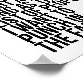 Ich mag meine Augenblicke so schwarz wie mein Herz Poster (Ecke)