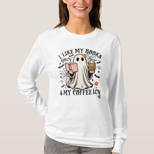 Ich mag meine Bücher scharf gezinktes Icate-Kaffee T-Shirt