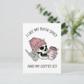 Ich mag meine Bücher scharfsinnig, sonnig buchen Postkarte (Stehend Vorderseite)