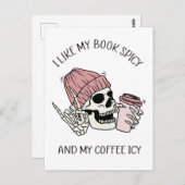 Ich mag meine Bücher scharfsinnig, sonnig buchen Postkarte (Vorne/Hinten)