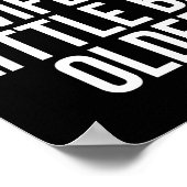 Ich mag meine Frau ein bisschen älter Lustiger Ehe Poster (Ecke)