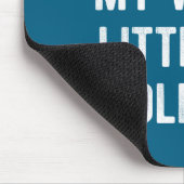 Ich mag meine Frau ein bisschen älter Lustiger Spr Mousepad (Ecke)