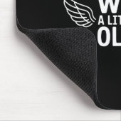 Ich mag meine Frau ein bisschen älter Lustiger Spr Mousepad (Ecke)