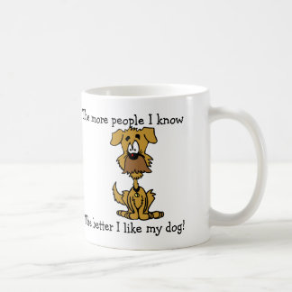 Ich mag meine HundeTasse Kaffeetasse