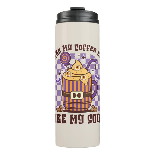 Ich mag meine Kaffeeküche Thermosbecher (Vorderseite)