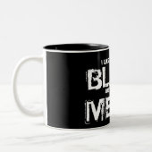 Ich mag meine Kaffeeschwarz-Tasse Zweifarbige Tasse (Links)