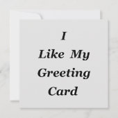 Ich mag meine karte (Vorderseite)