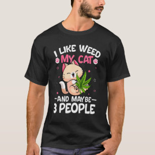 Ich mag meine Katze abkauen und vielleicht 3 Leute T-Shirt