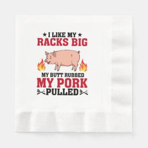 Ich mag meine Racks Big GRILLEN, Hintern Pornoange Serviette
